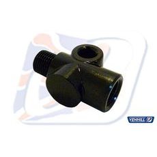 I-connector Venhill POWERHOSEPLUS 776/4/BLACK M10x1 1/8th BSP Črn