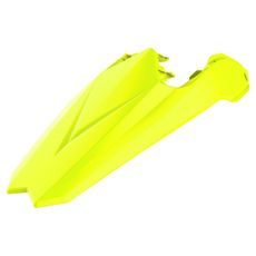 Rear fender + side panels POLISPORT 8556000003 Yellow flo