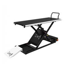 Motorcycle lift LV8 GOLDRAKE 400 FLOOR VERSION EG400O.W with air pump (black and white RAL 9016)