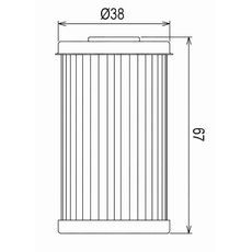 Oljni filter CHAMPION COF069 100609915