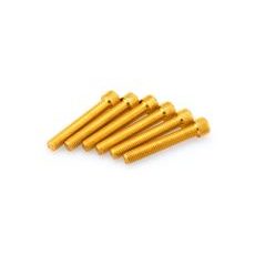 Screws PUIG ANODIZED 0524G yellow M8 x 50mm (6pcs)