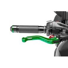 Brake lever without adapter PUIG 180VR kratka (short) green/red