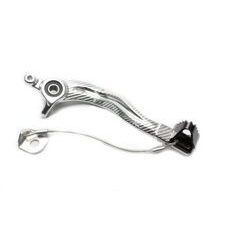 Brake pedal MOTION STUFF 83P-0851002 silver body, black steel fixed tip Steel Fixed Tip