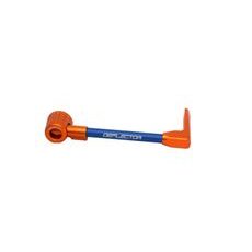 Lever guard ACCOSSATO DE001 with blue hose and joint right, aluminium