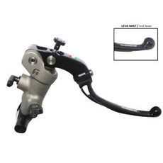 Radial brake master cylinder ACCOSSATO PC002 19 x 18 with folding lever,black