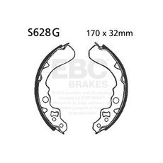Brake shoe set EBC S628G grooved