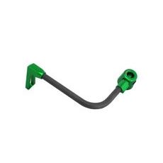 Lever guard ACCOSSATO DE007 with black hose and joint left, carbon