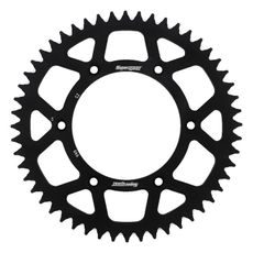 Rear ALU sprocket SUPERSPROX RAL-990:52-BLK črna 52T, 520