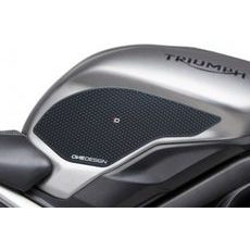Tank side protectors PUIG ANTI-SLIP 20087N črna