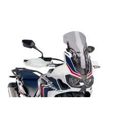 Windscreen PUIG RACING WITH SUPPORT + PROTECTION 9155H smoke