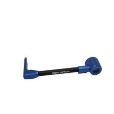 Lever guard ACCOSSATO DE002 with black hose and joint left, aluminium