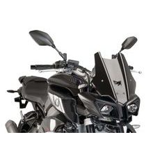 Windscreen PUIG RACING 8917N črna