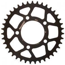 Aluminijasti zadnji verižnik (zobnik) SUPERSPROX RAL-7091:39-BLK črna 39T, 520