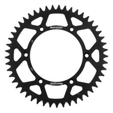 Rear ALU sprocket SUPERSPROX RAL-245:49-BLK črna 49T, 520