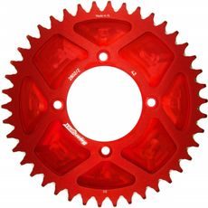 Aluminijasti zadnji verižnik (zobnik) SUPERSPROX RAL-2802/2:42-RED rdeč 42T, 520