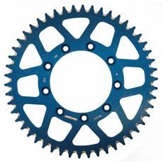 Aluminijasti zadnji verižnik (zobnik) SUPERSPROX RAL-151:50-BLU moder 50T, 520
