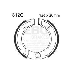 Brake shoe set EBC 812G grooved