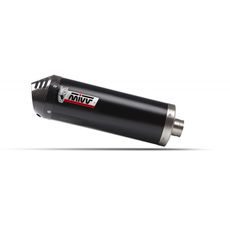 Celoten izpušni sistem 2x1 MIVV OVAL Y.080.KVC Black with carbon cap