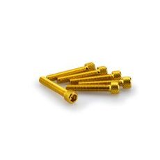 Screws PUIG ANODIZED 0346G yellow M6 x 35mm (6pcs)