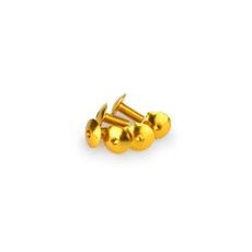 Screws PUIG ANODIZED 0611G yellow M6 x 15mm (6pcs)