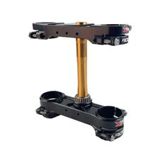Triple clamp X-TRIG ROCS TECH 40501005 Črn 22mm