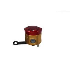 Rezervoar za zavorno tekočino (posodica za zavorno tekočino) ACCOSSATO CNC-worked FU104 straight bracket included rdeč