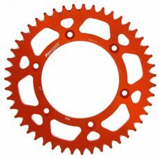 Aluminijasti zadnji verižnik (zobnik) SUPERSPROX RAL-990:47-ORG oranžna 47T, 520