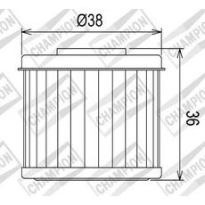 Oljni filter CHAMPION COF016 100609525