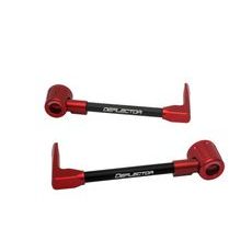 Lever guard ACCOSSATO DE003 with black hose and joint right + left, aluminium