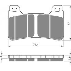 Zavorne obloge GOLDFREN 214 S33 STREET FRONT