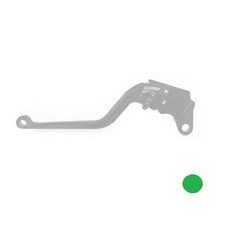 Clutch Lever ACCOSSATO ESR15L CNC machined zelena