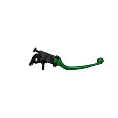 Adjustable folding lever ACCOSSATO LV013 in aluminium for original brake master cylinders zelena