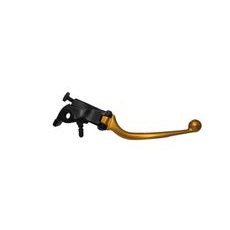 Adjustable folding lever ACCOSSATO LV012 in aluminium for original brake master cylinders zlata