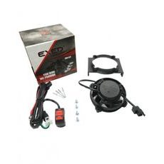 Cooling fan and mounting kit EXED EX-RFS-PLB10/19-SW with ON/OFF switch