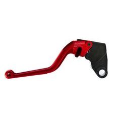 Clutch Lever ACCOSSATO ESK828 fixed CNC-worked aluminium, red
