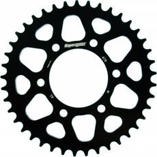 Aluminijasti zadnji verižnik (zobnik) SUPERSPROX RAL-478:41-BLK črna 41T, 520