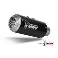 Celoten izpušni sistem 2x1 MIVV MK3 X.YA.0008.SM3B Black Stainless Steel