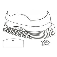 Reflectors SHAD D1B465CAR for SH46 rdeč