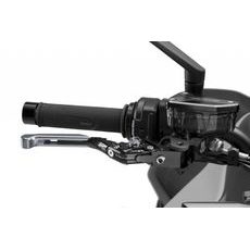 Brake lever without adapter PUIG 4.0 414YNY raztegljiva poklopna (extendable folding) titan/titan