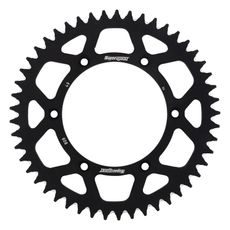 Rear ALU sprocket SUPERSPROX RAL-808:49-BLK črna 49T, 520