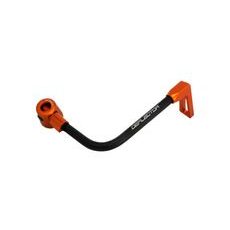 Lever guard ACCOSSATO DE001 with black hose and joint right, aluminium
