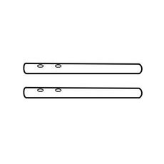 Set axis SHAD 201775R for SH23, SH26, SH29, SH33 and SH34 (d3x58'5)