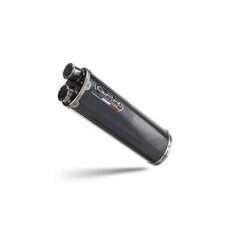 Slip-on exhaust GPR DUAL POPPY E5.CF.10.1.DUAL.PO Carbon look