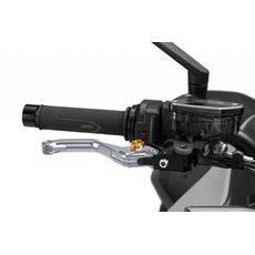 Brake lever without adapter PUIG 4.0 4130YO kratka (short) titan/gold