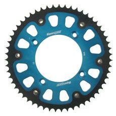 Rear sprocket SUPERSPROX STEALTH RST-998:55-BLU moder 55T, 428