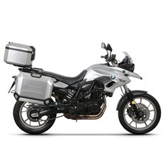 Komplet aluminijastih kovčkov z nosilci in ploščo SHAD TERRA, 37L zadnji kovček in 36L/47L stranski kovčki SHAD BMW F 650 GS/ F 700 GS/ F 800 GS