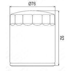 Oljni filter CHAMPION COF070B 100609965