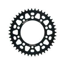 Rear ALU sprocket SUPERSPROX RAL-1303:43-BLK črna 43T, 520