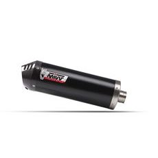 Celoten izpušni sistem 2x1 MIVV OVAL Y.080.LVC Black with carbon cap