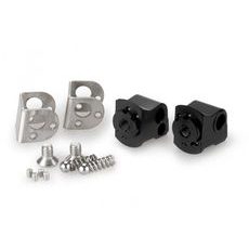 Adapterji za stopalke (Footpeg adapters) PUIG 20455N adjustable črna